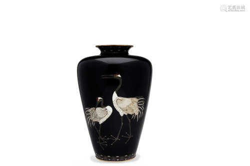 Attributed to Hayashi Kodenji A pair of cloisonné-enamel vases Meiji era (1869-1912), early 20th century