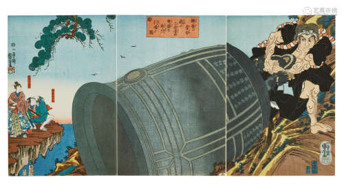 UTAGAWA KUNIYOSHI (1797-1861) Edo period (1615-1868), 1845-1846