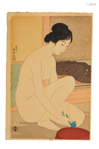 HASHIGUCHI GOYO (1881-1921) Taisho era (1912-1926), 1915