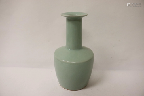 A Song style light celadon porcelain vase