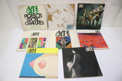 8 original Avant Garde magazines