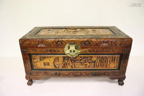 Chinese camphor wood trunk