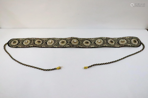 India embroidery belt set with stones