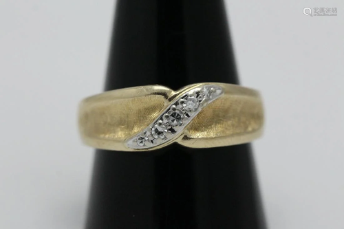 14K Y/G diamond ring