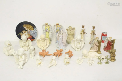 Lot of angel motif ornaments