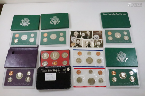 8 proof/ uncirculated sets