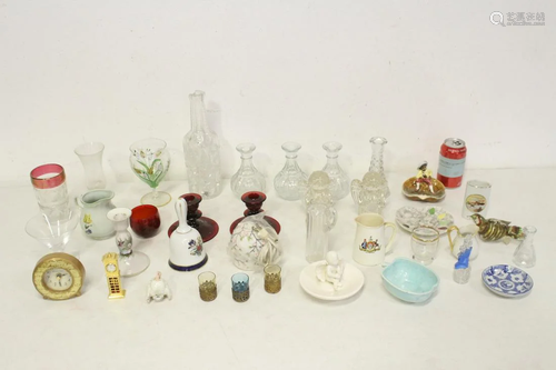 Lot of misc. porcelain and glasses