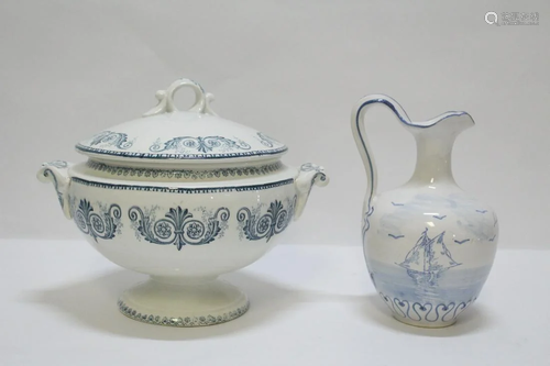 2 piece fine French porcelain