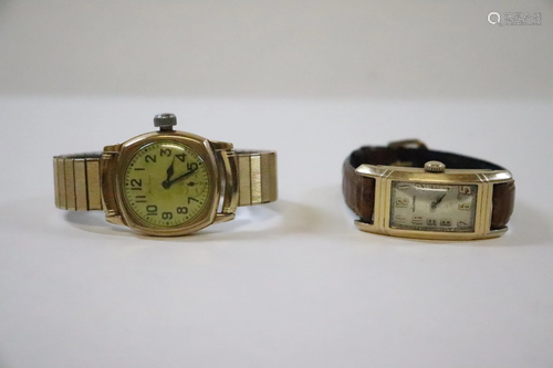 2 Waltham wrist watch