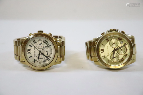 2 fine Michael Kors chronographs