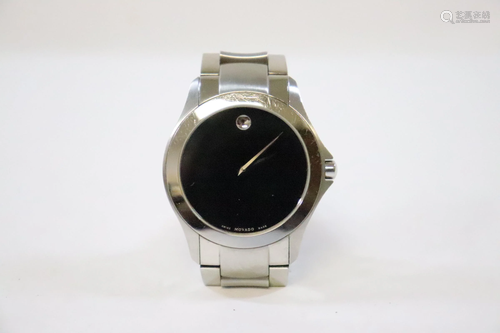 Movado wrist watch with sapphire crystal