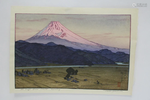 Japanese woodblock print by Toshi Yoshida