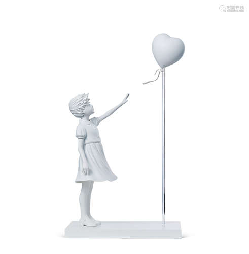 ZIGGER x BRANDALISM  2019年作 BANKSY Balloon Girl 宝丽石