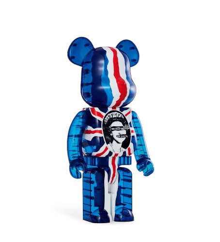 Medicom（1844～1927）  2016年作 Be@rbrick 1000% GOD Save THE QUEEN Clear PVC