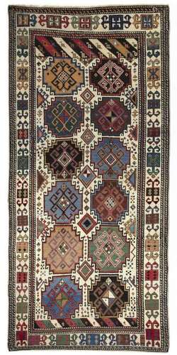 A CAUCASIAN ASKAFA RUG, 19TH CENTURY