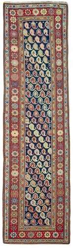 A CAUCASIAN KAZAK RUG, 19TH CENTURY