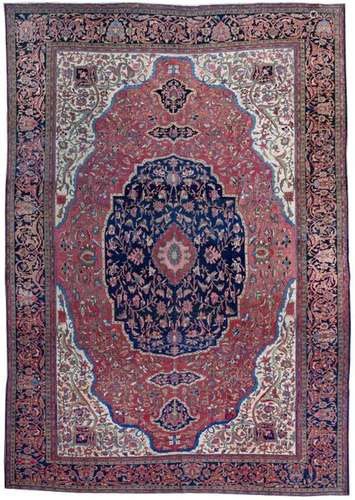 A PERSIAN SARUK FERAHAN RUG, CIRCA 1880