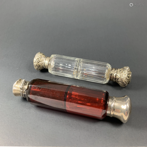 A Pair of Victorian Double Ended Perfume Scent B…