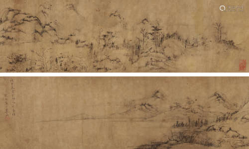 奚冈（1746～1803） 冬花庵图 镜心 水墨纸本