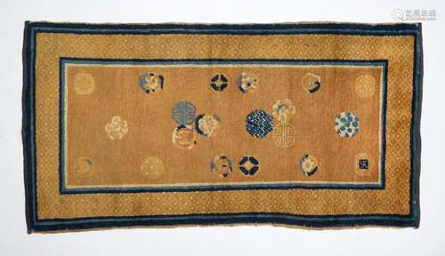 Tapis Ningxia Chine du nord. Dynastie Qing, ca 19…