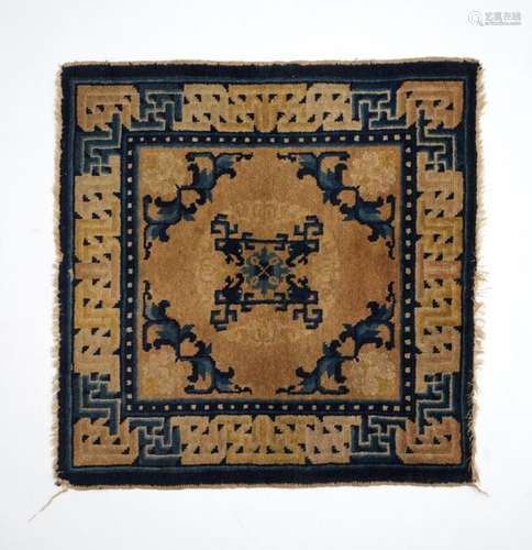 Tapis Ningxia Chine du nord. Dynastie Qing, ca 19…