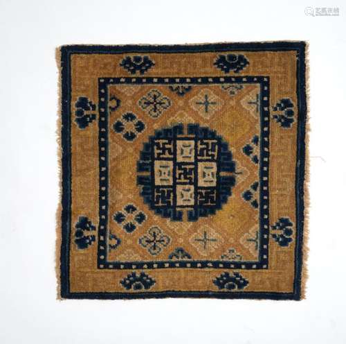 Tapis Ningxia Chine du nord. Dynastie Qing, ca 19…