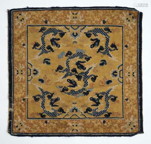 Tapis Ningxia Chine du nord. Dynastie Qing, ca 19…