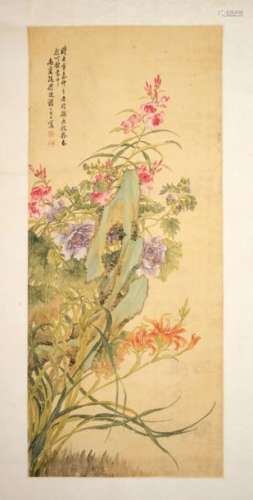 Tang Shishu (1831 1903) Fleurs sauvages (Datées R…