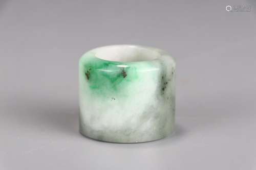 A Chinese Jadeite Thumb Ring