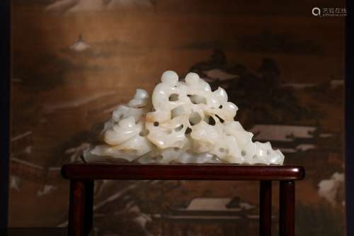 A Chinese Hetian Jade Pendant Of Monkey