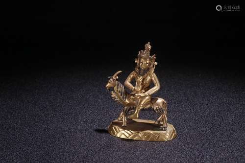 A Chinese Gilt Bronze Buddha