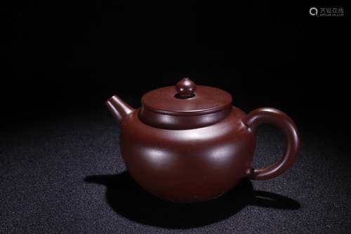 A Chinese Zisha Teapot