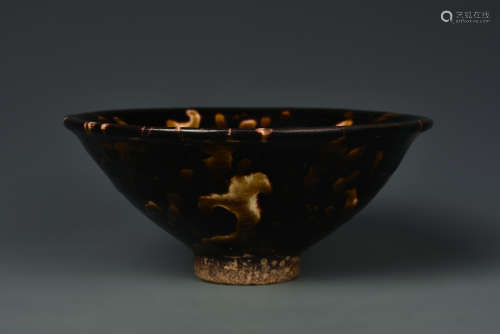 A TORTOISE SHELL GLAZED TEA BOWL SONG DYNASTY