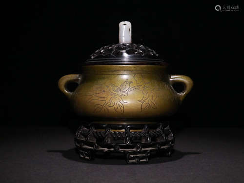 CHINESE BRONZE CENSER