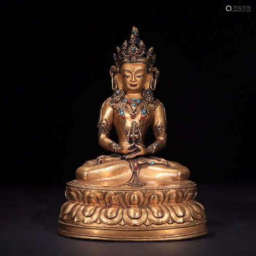 CHINESE BRONZE BUDDHA