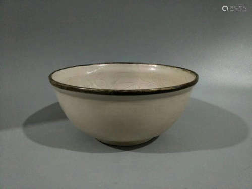 CHINESE WHITE GLAZED BOWL