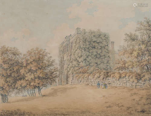 Attributed to Thomas Richard Underwood - 'Part of Battle Abbey, Sussex', watercolour laid on mount