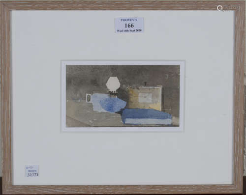 Lionel Bulmer - 'Lamp Light', late 20th century watercolour, signed with initial 'B' recto, titled