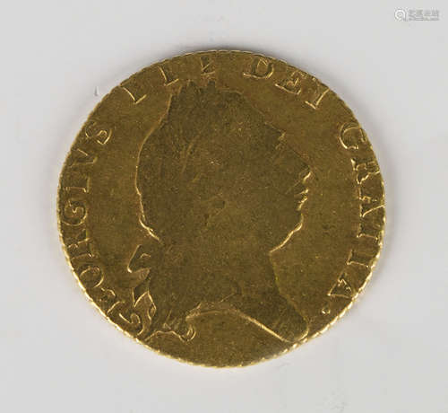 A George III Fifth Head half spade guinea 1798.Buyer’s Premium 29.4% (including VAT @ 20%) of the