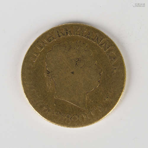 A George III sovereign 1820.Buyer’s Premium 29.4% (including VAT @ 20%) of the hammer price. Lots