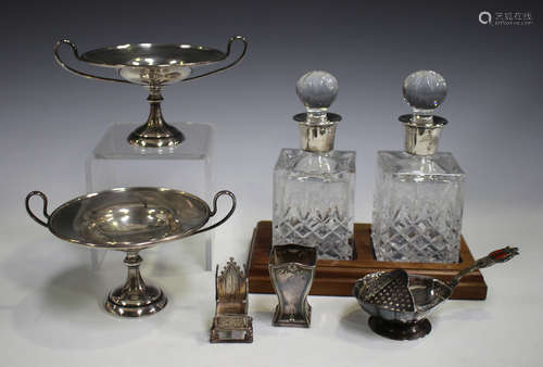 An Edwardian silver model of the coronation chair, London 1901 by Cornelius Saunders & James Francis