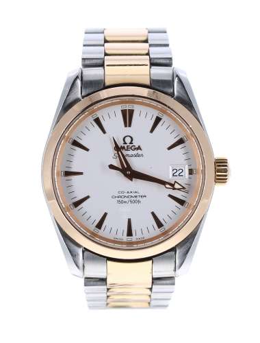 Omega Seamaster Chronometer Aqua Terra Co-Axial Chronometer rose gold and stainless steel
