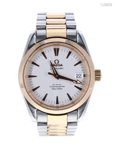 Omega Seamaster Chronometer Aqua Terra Co-Axial Chronometer rose gold and stainless steel