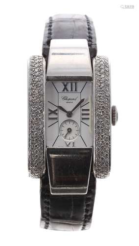 Chopard La Strada diamond set stainless steel lady's wristwatch, ref. 8357, serial no. 41/8357,