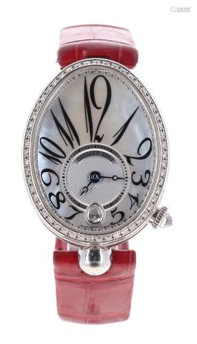 Breguet Reine de Naples 18ct white gold diamond automatic lady's wristwatch, ref. 8918, serial no.