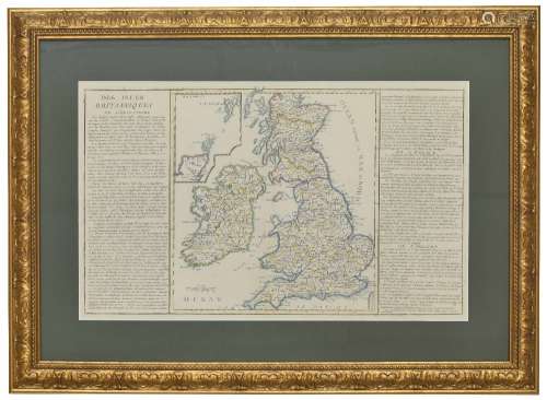 18th century French atlas map of the British Isles, 22