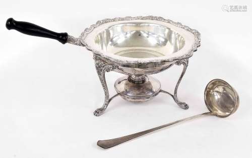 Wellner 90/12 German silver plated ladle, 13