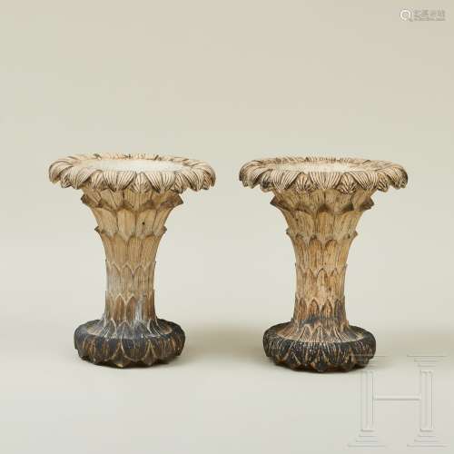 Ein Paar Terrakotta Vasen, wohl Berlin, 1. Hälfte 19. Jhdt.