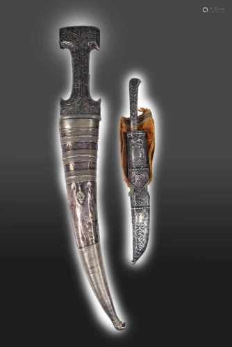 SILVER KNIFE AND SILVER DAGGER