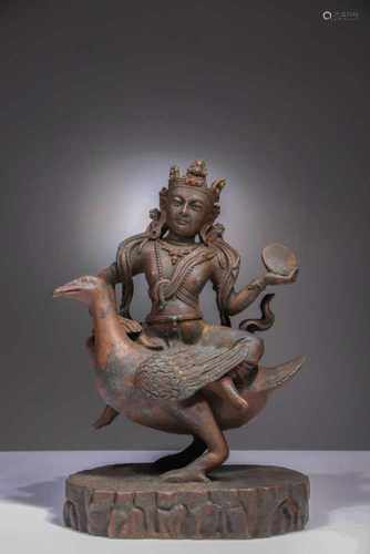 BODHISATTVA ON GOOSE